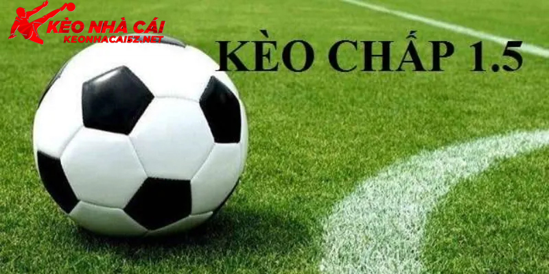 Kèo chấp 1.5 phổ biến trong cá cược bóng đá châu Á